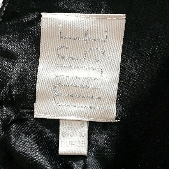 MUSE black and white overlay lace midi dress - Picture 5 of 5